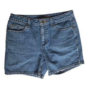 Classic Y2K‎ Mid Rise Cotton 6" Granola Girl Denim Liz Claiborne Shorts! Size 6
